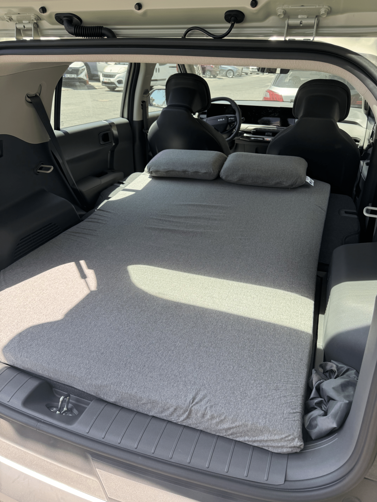 Kia EV3 (160x100x5) Uyumlu Visko Kamp Yatağı Seti