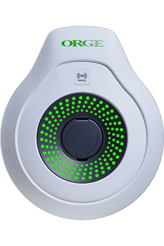 Orge Round Base 22kW Elektrikli Araç Şarj Cihazı | Duvar Tipi Hızlı Şarj İstasyonu