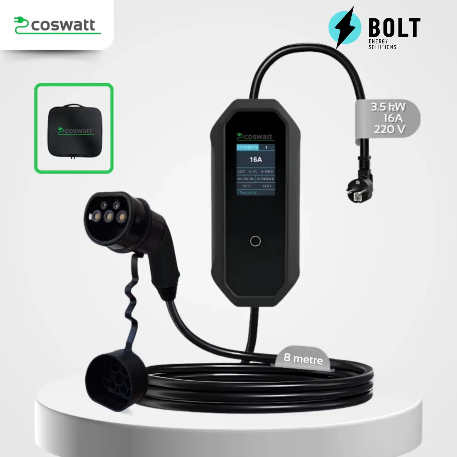Coswatt Taşınabilir Şarj Cihazı 3.5 kW